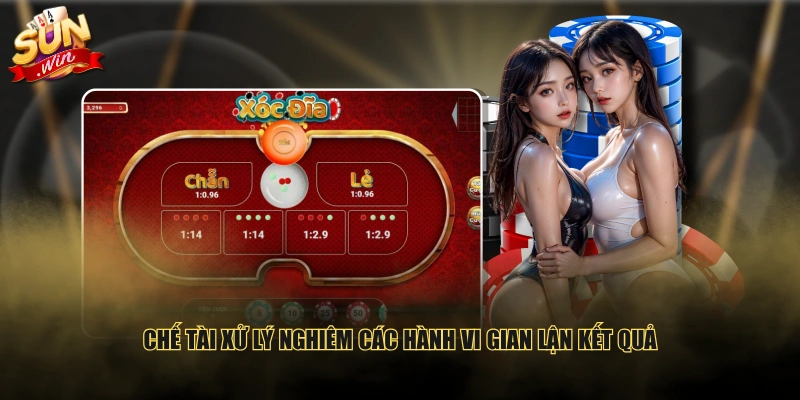 Chế tài xử lý nghiêm các hành vi gian lận kết quả
